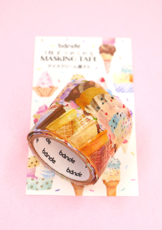 Masking tape stickers - Glaces