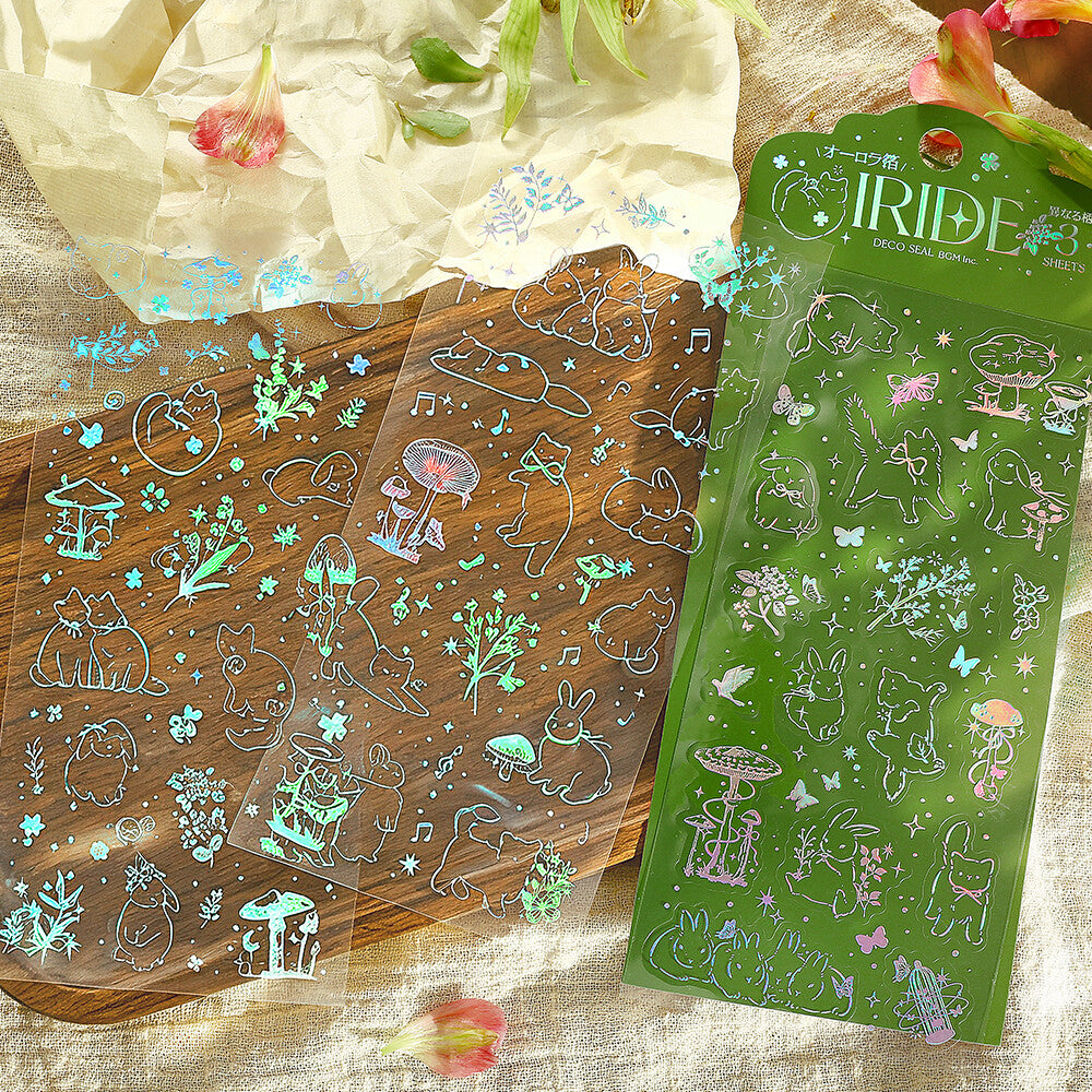 Clear Stickers - Iride - Friends in the Forest (trois planches)
