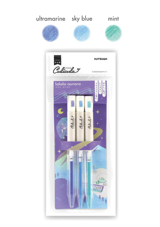 Set de crayons de couleurs rétractables Culicule - Lalala Aurora