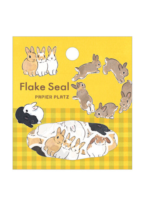 Flake stickers - Lapin