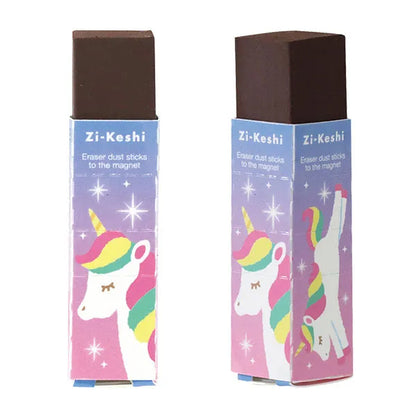 Gomme magnétique Zi-keshi - Animaux Kutsuwa Licorne
