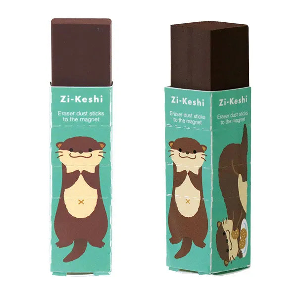 Gomme magnétique Zi-keshi - Animaux Kutsuwa Loutre