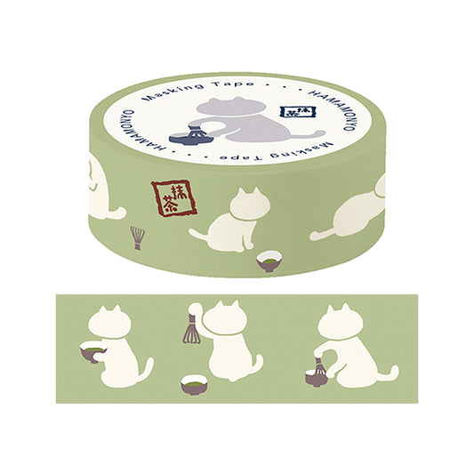 Washi tape - Chat Matcha