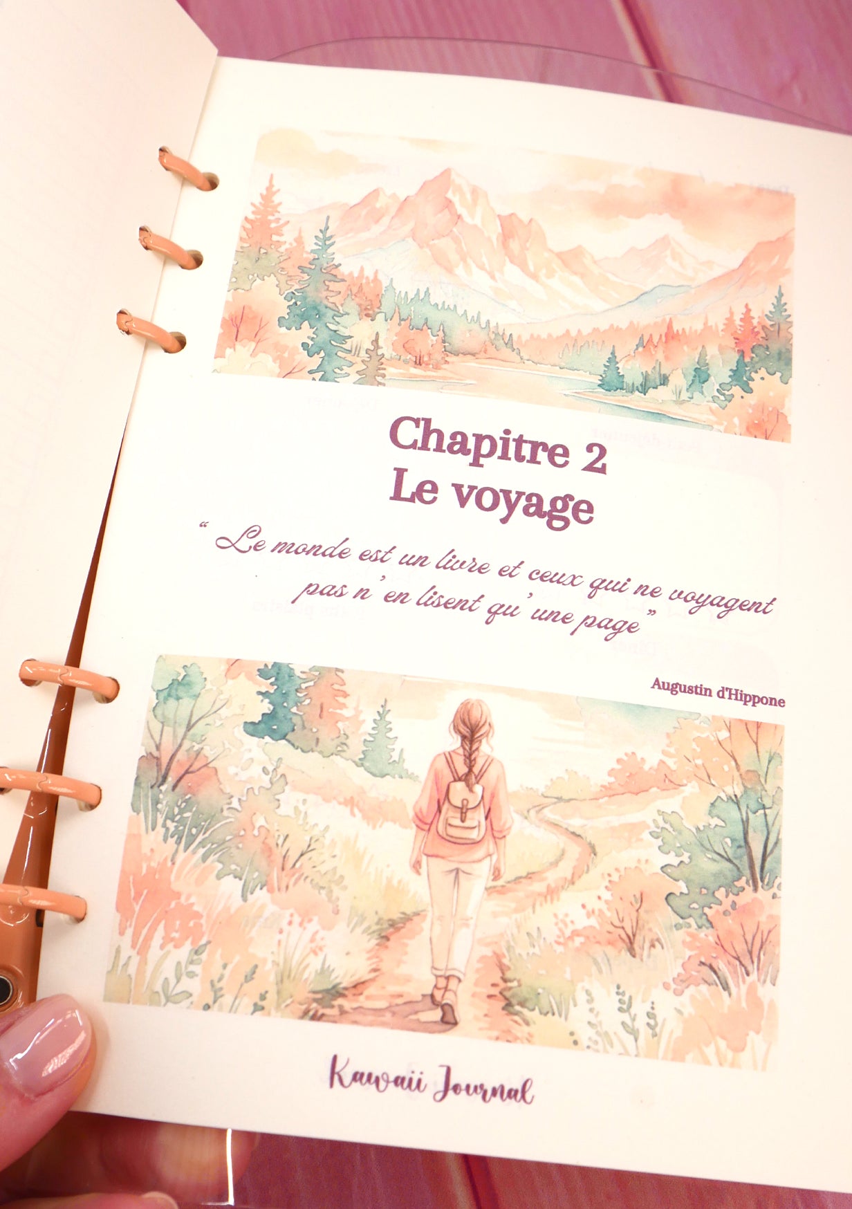 Carnet de voyage - Bundle kit | Journal personnalisable - chapitre 2 le voyage