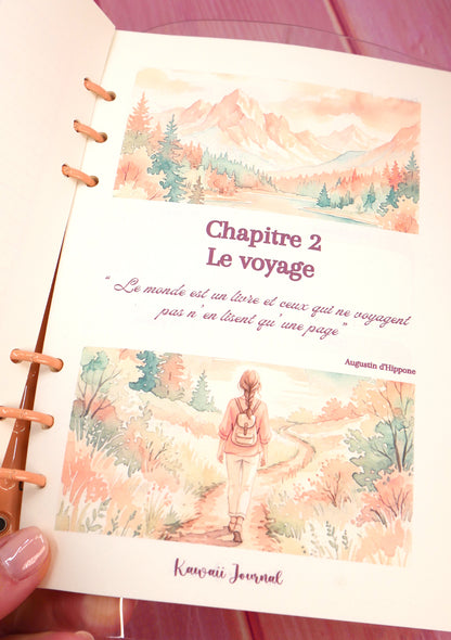 Carnet de voyage - Bundle kit | Journal personnalisable - chapitre 2 le voyage