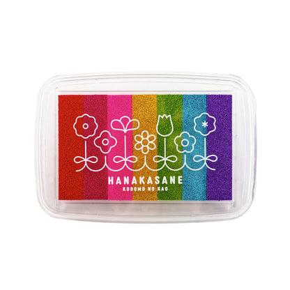 Palette d'encre arc-en-ciel pastel - Kodomo no Kao - Hanakasane