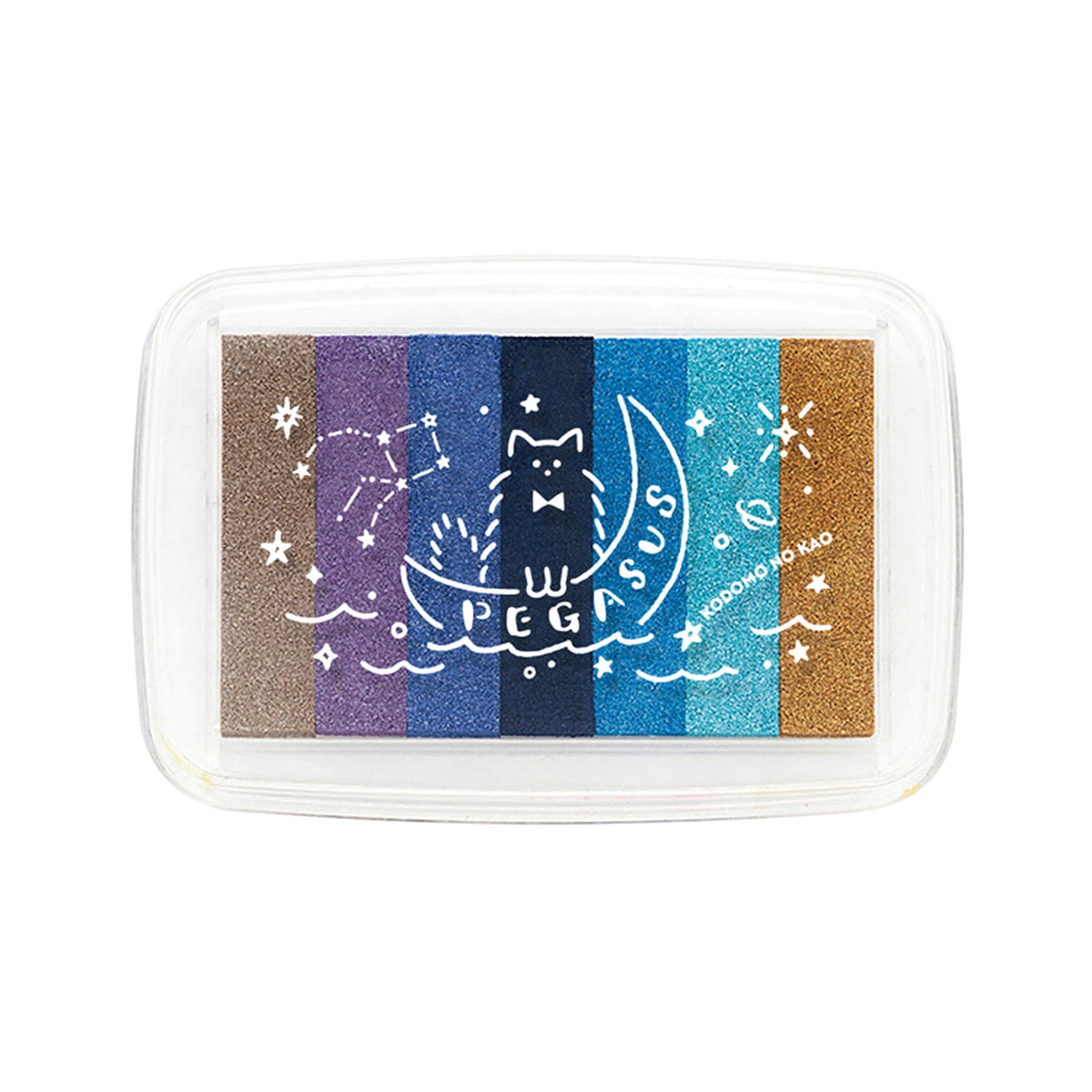 Palette d'encre arc-en-ciel pastel - Kodomo no Kao Pegasus