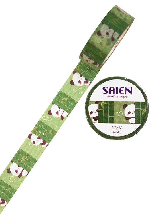 Washi tape - Panda et bambou