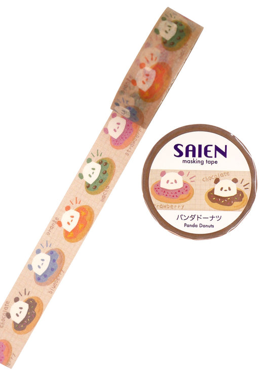 Washi tape - Panda Donuts