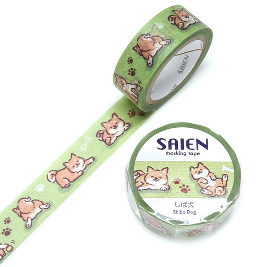 Washi tape - Chien shiba