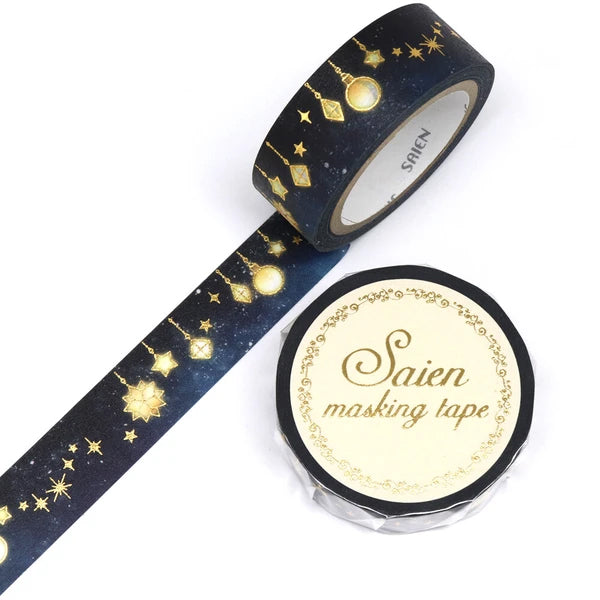 Washi tape - Illumination & étoiles