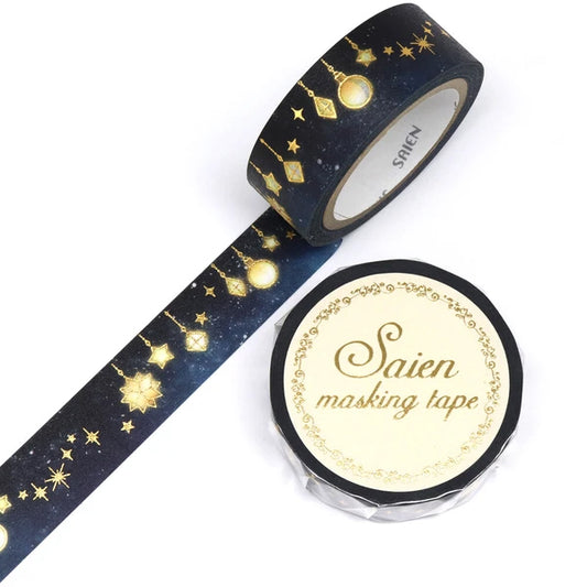 Washi tape - Illumination & étoiles
