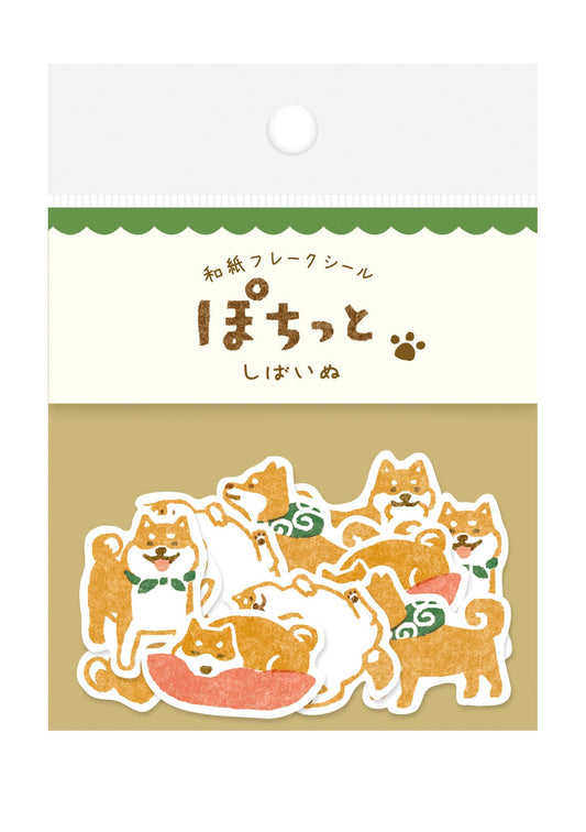 Flake stickers - Shiba inu