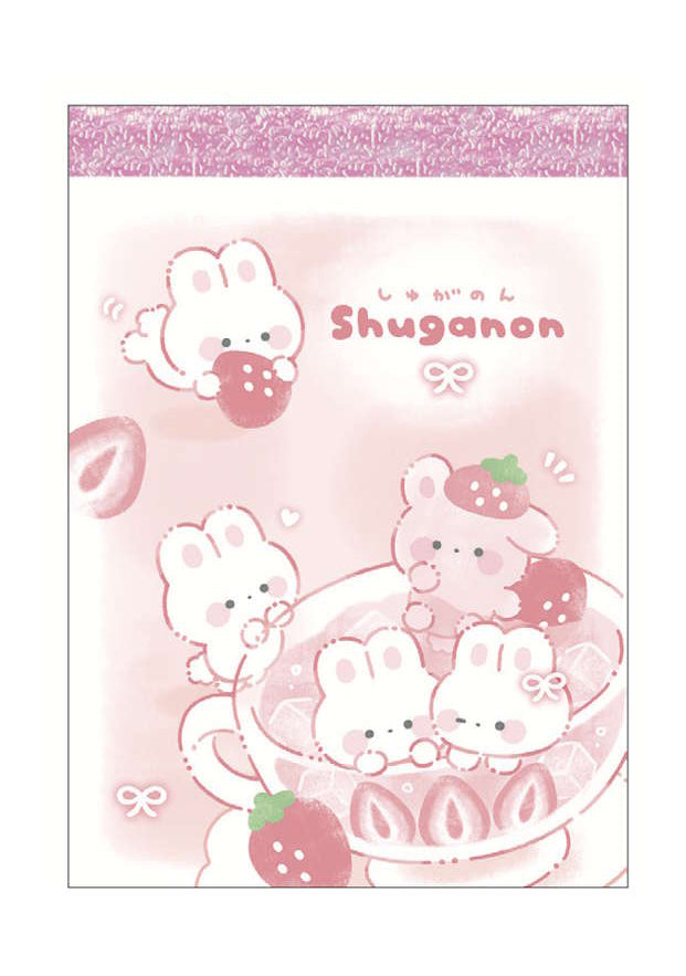 Memo pad - Shuganon et fraise
