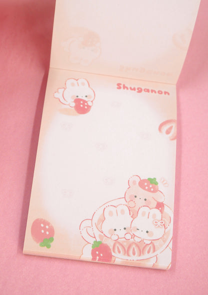 Memo pad - Shuganon et fraise
