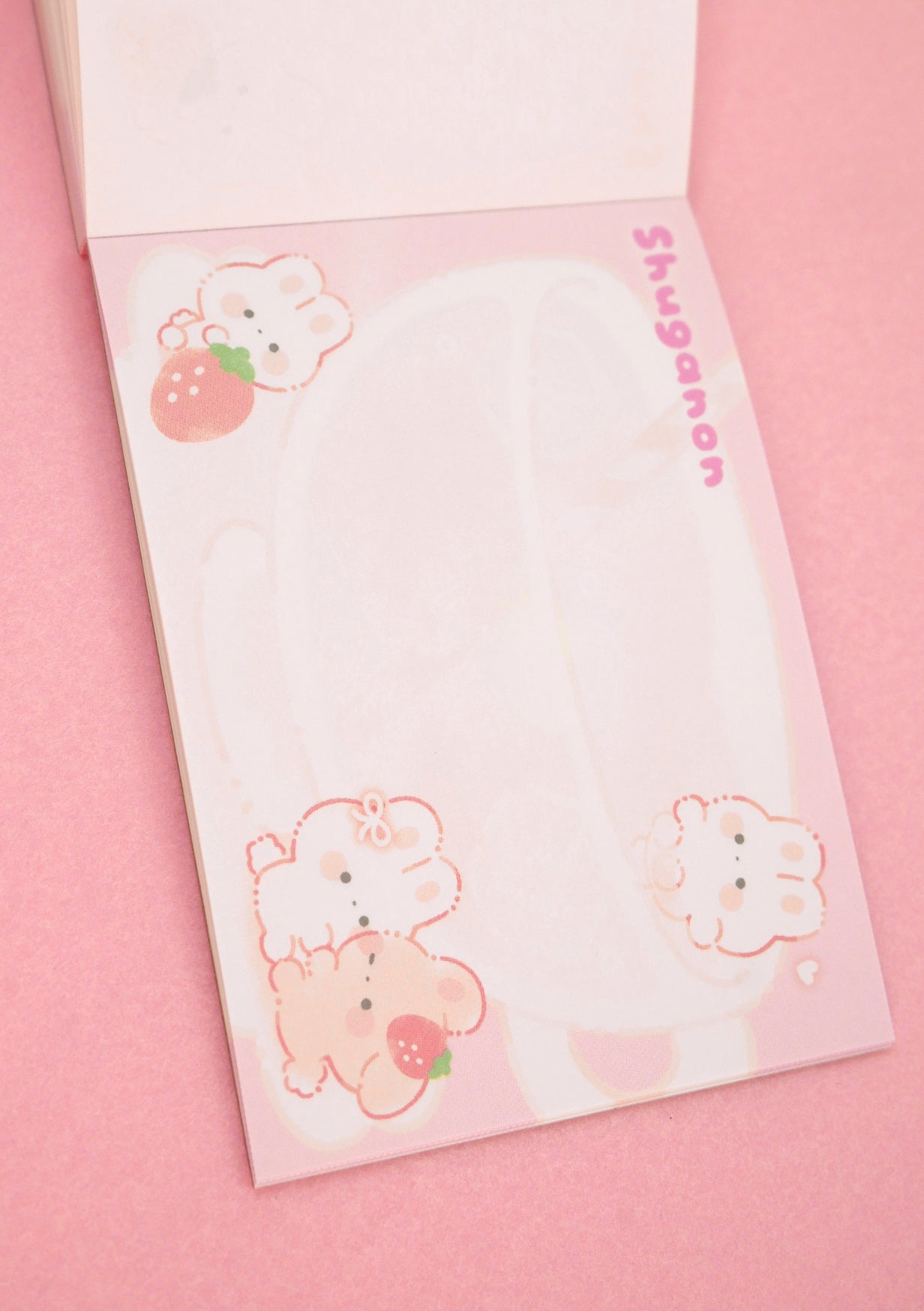Memo pad - Shuganon et fraise