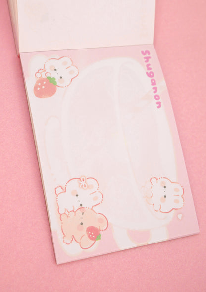 Memo pad - Shuganon et fraise