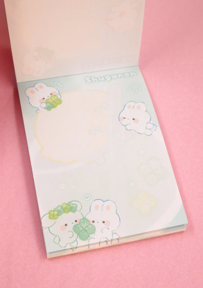 Memo pad - Shuganon et trèfle à quatre feuilles