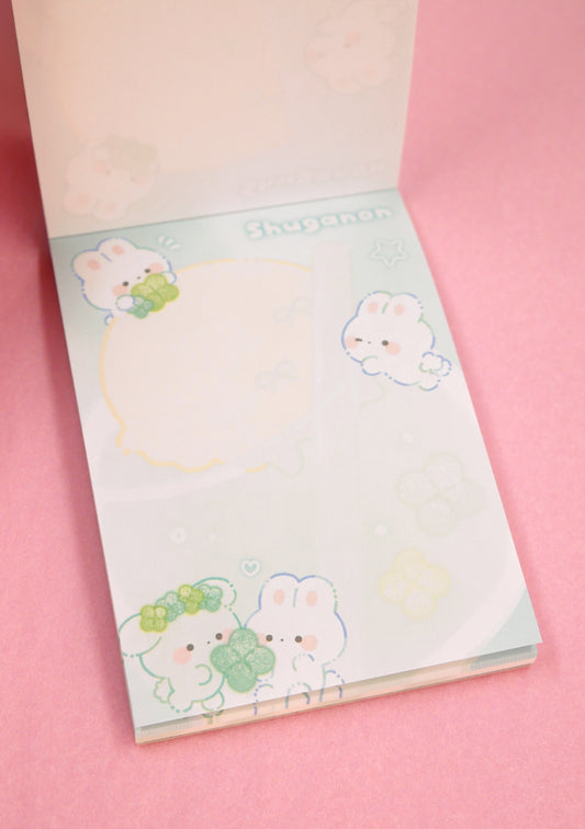 Memo pad - Shuganon et trèfle à quatre feuilles