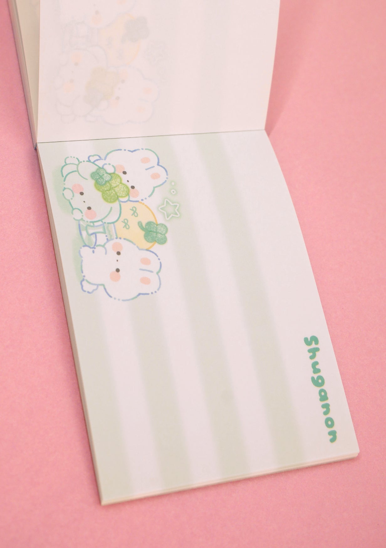 Memo pad - Shuganon et trèfle à quatre feuilles
