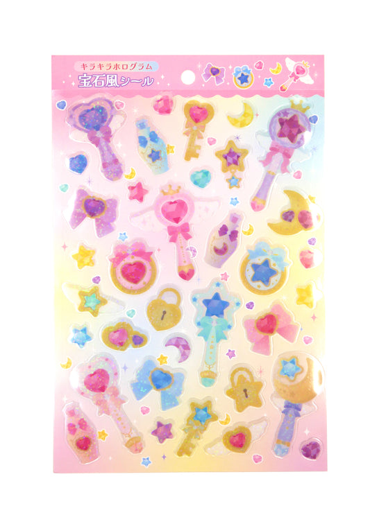 Stickers holographiques - Magical Girls