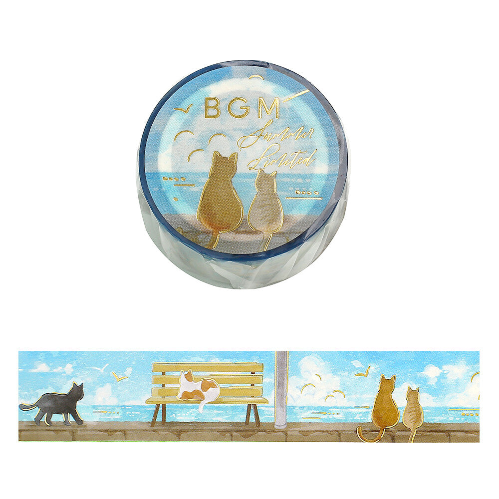 PET tape - Summer Limited Edition 2026 - Chat au bord de la mer