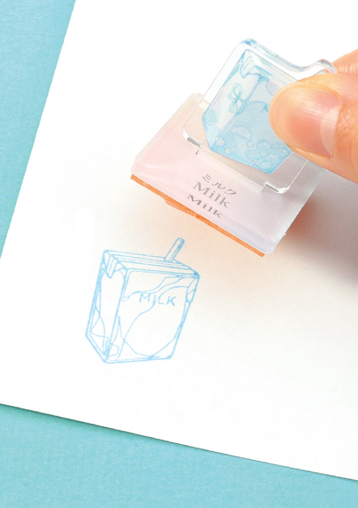 Tampon Stand Acrylique - Gyunyu - Brique de lait