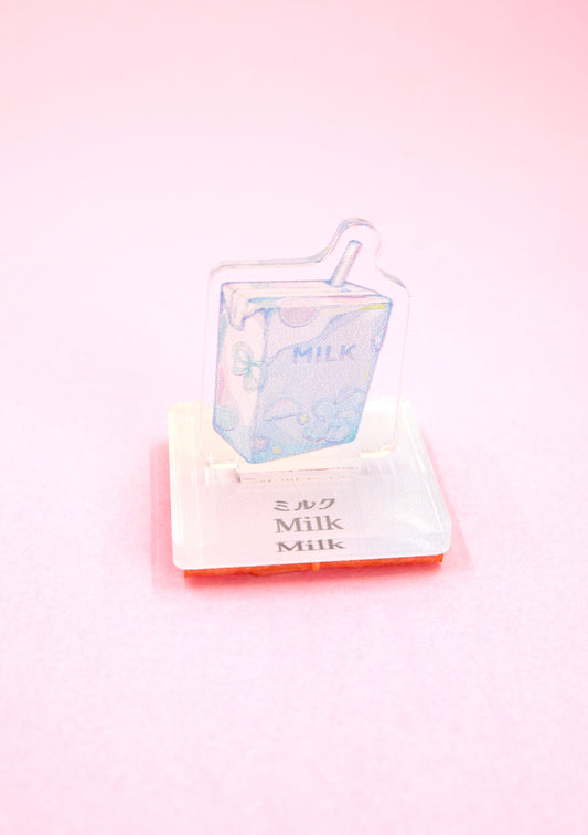 Tampon Stand Acrylique - Gyunyu - Brique de lait