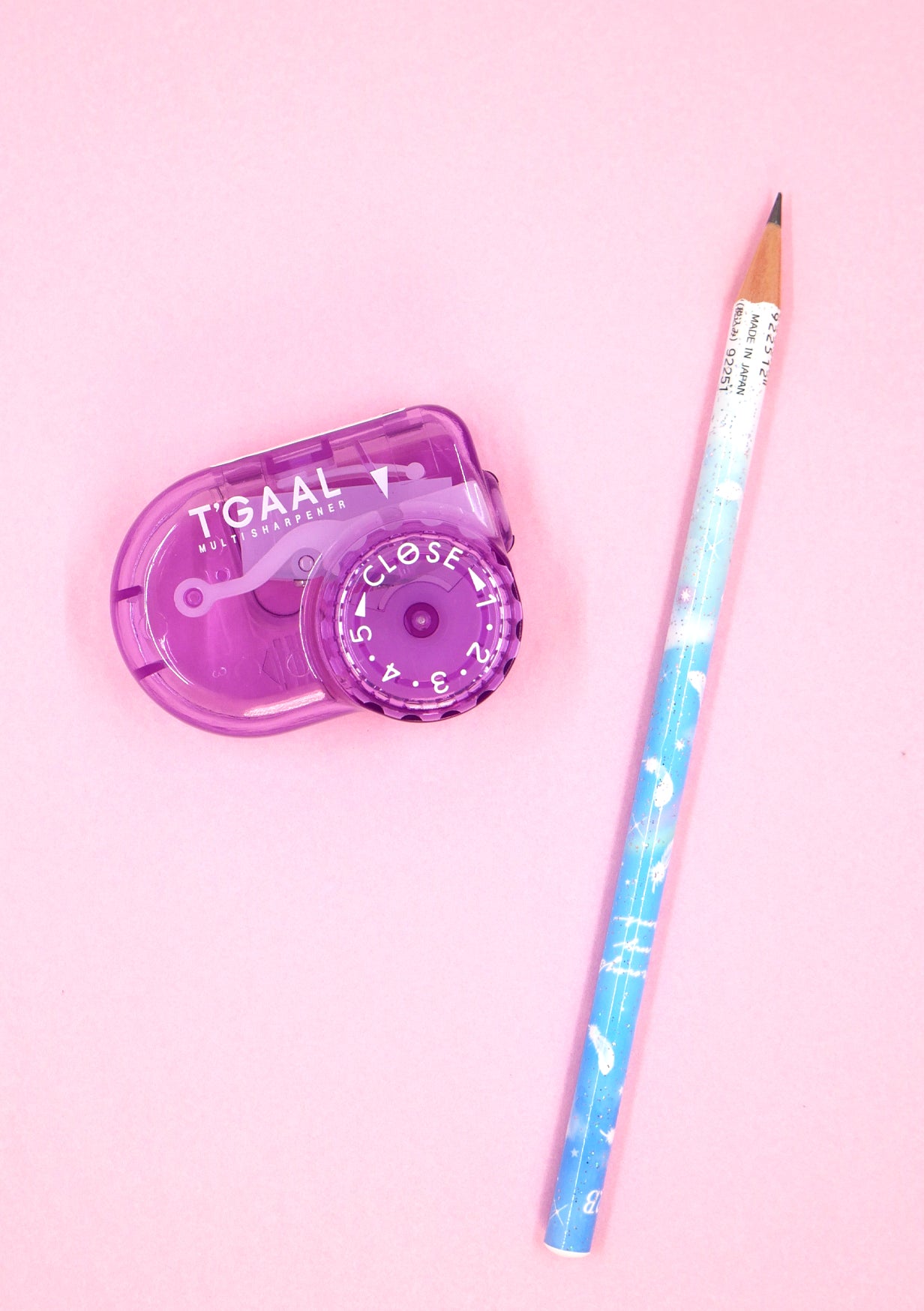 Taille-crayon réglable - T'GAAL avec crayon taillé avec le réglage 5