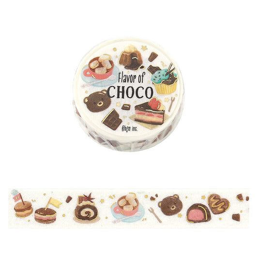 Washi tape - Tokimeki Flavor - Chocolat