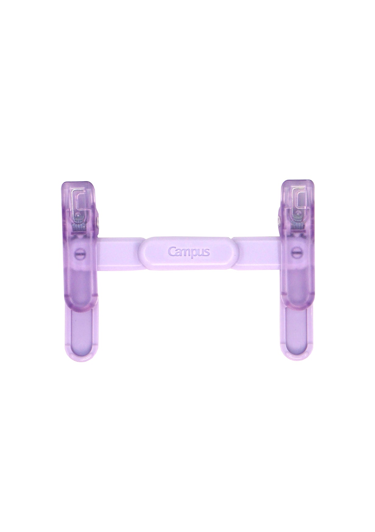 Clip pliable Campus Kokuyo - violet déplié
